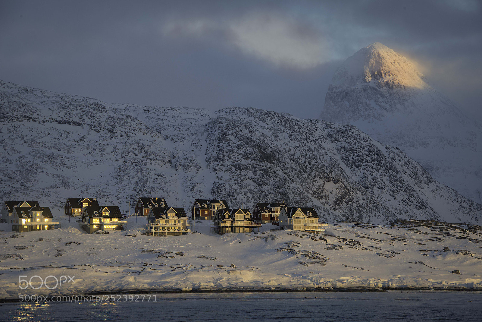 Nikon D800E sample photo. Sunset at qoornoq photography