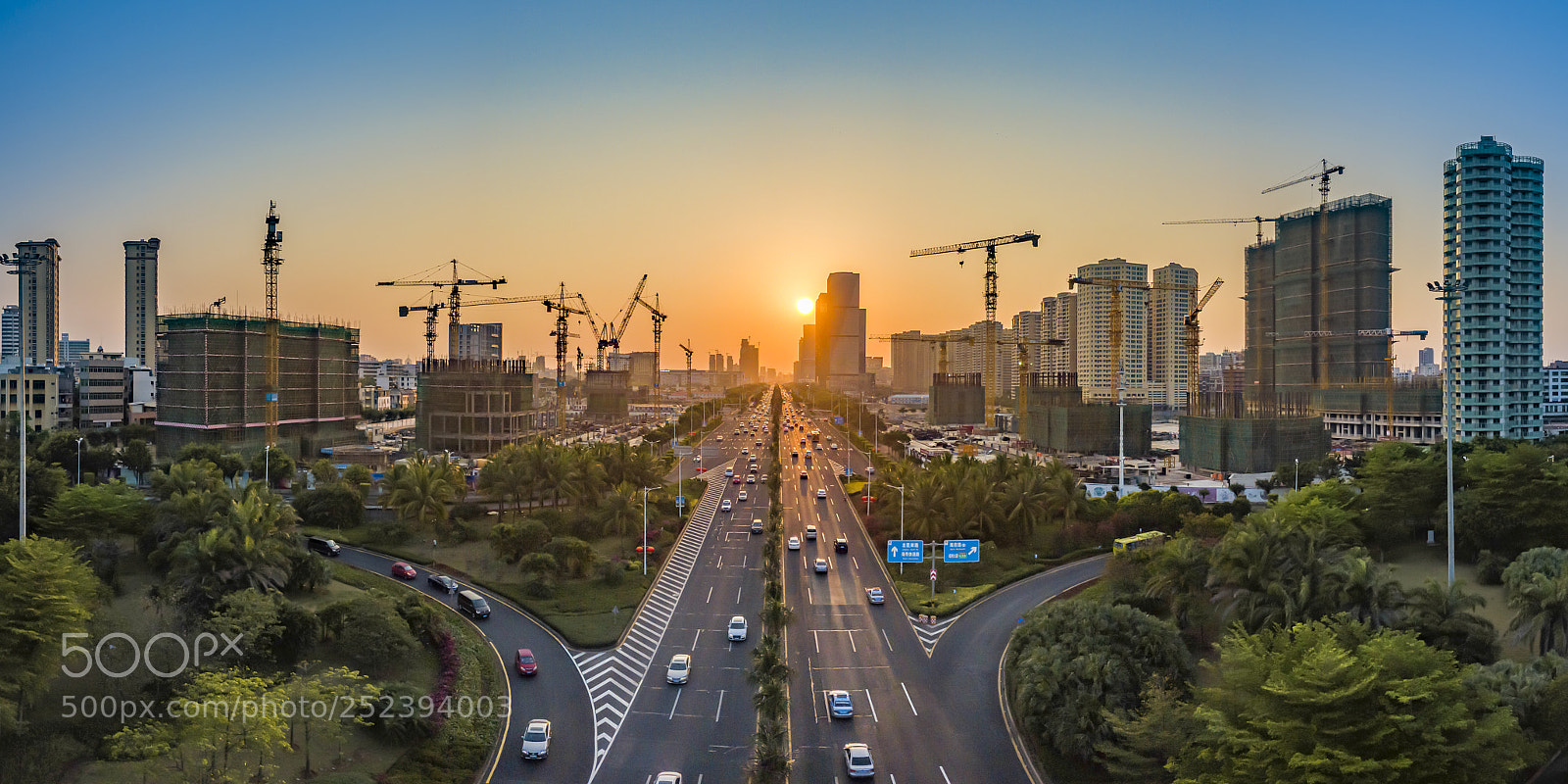 DJI FC220 sample photo. Aerial view to guoxing photography
