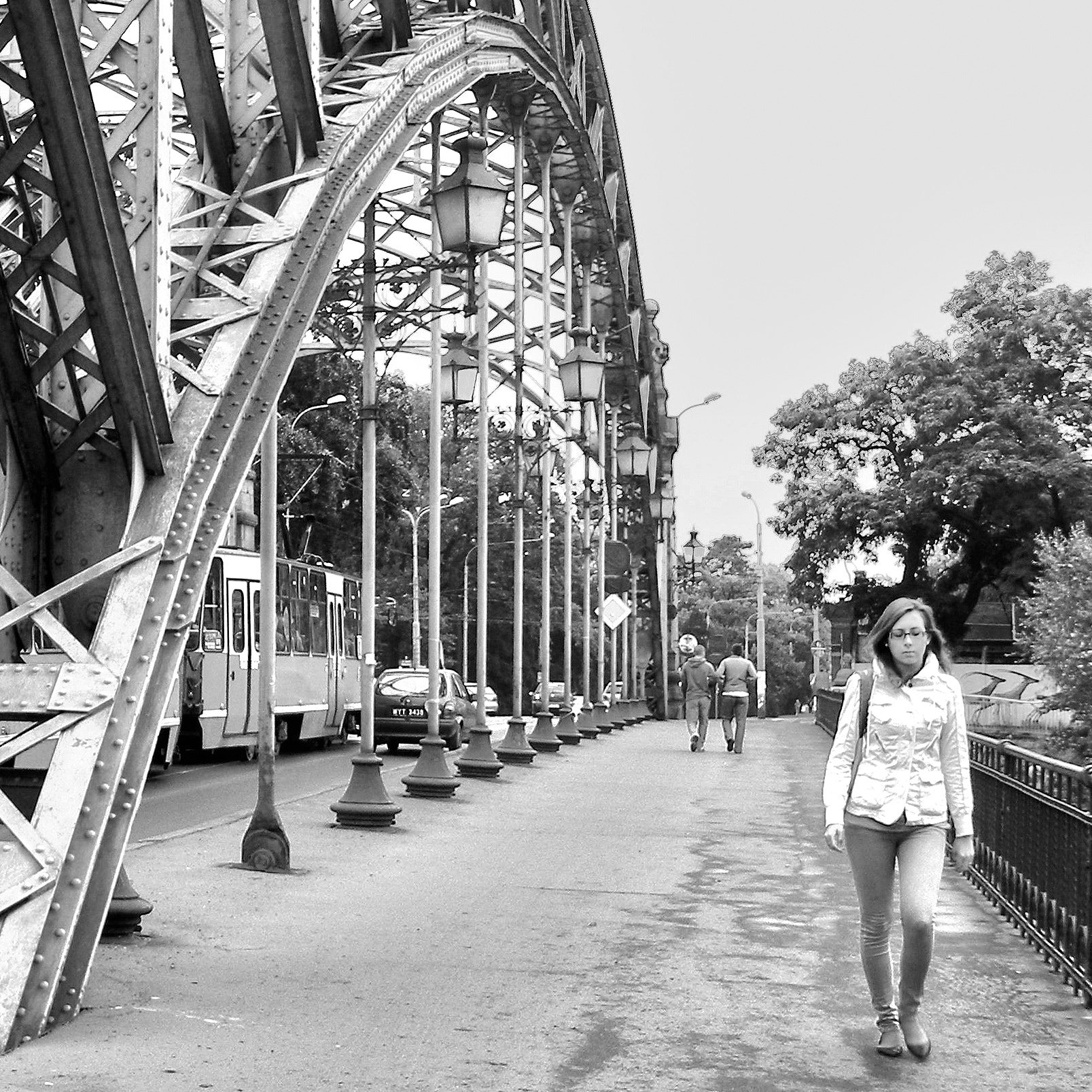 Olympus SP320 sample photo. On the bridge. wroclaw, poland photography