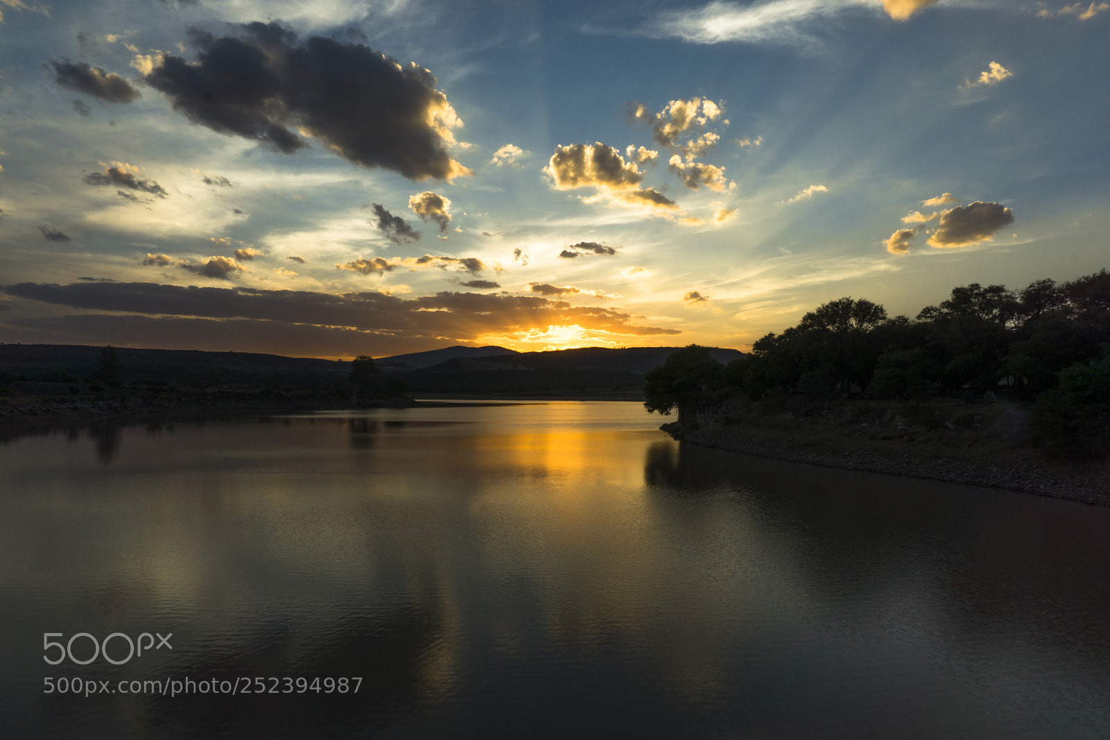 Sony a6000 sample photo. Sunset at yahualica dam photography