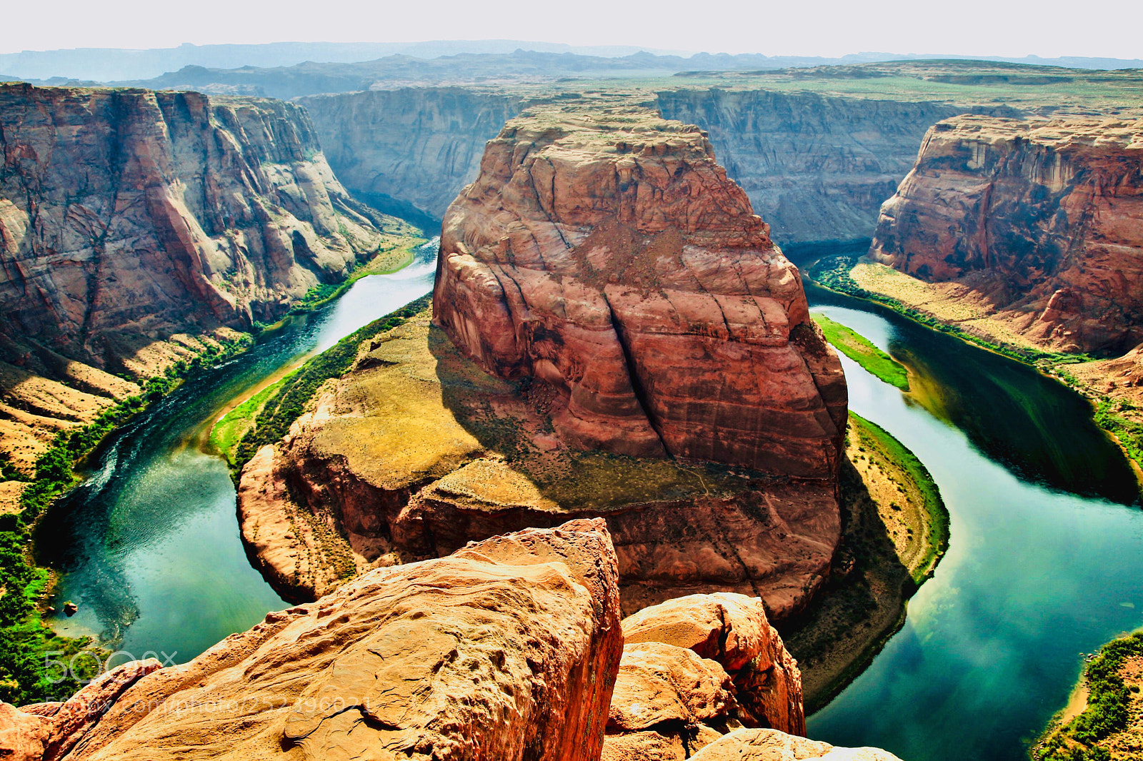 Canon EOS 5D Mark II sample photo. Horseshoe bend in late photography