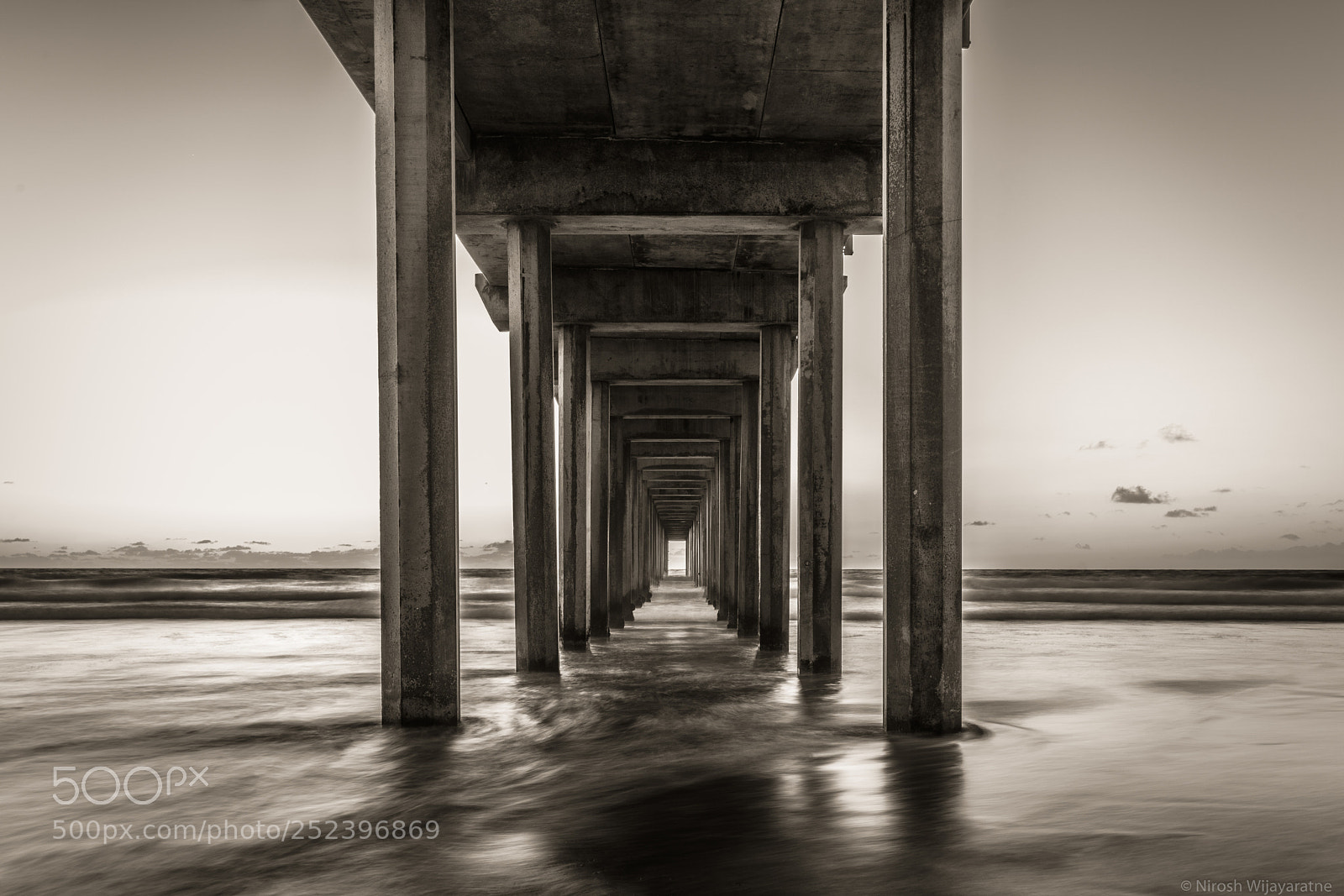 Sony a7R II sample photo. Scripps pier at sunset photography
