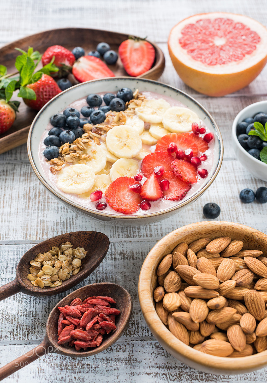 Nikon D810 sample photo. Superfood smoothie bowl on photography