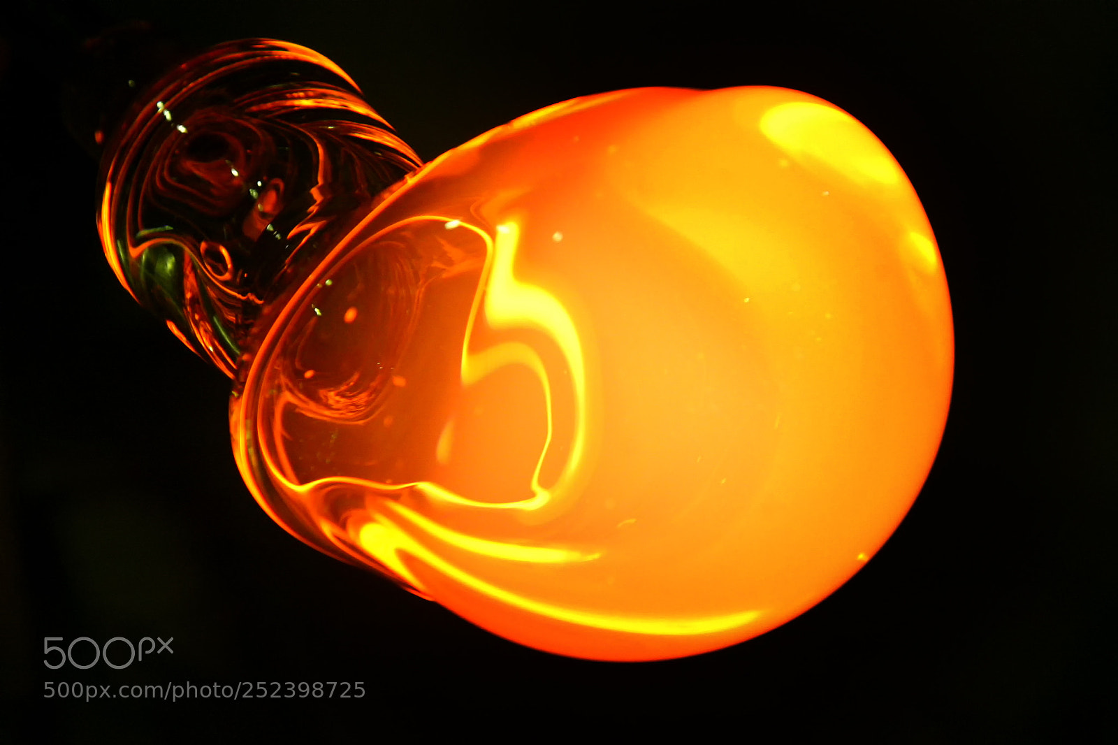 Canon EOS 5D sample photo. Blowing glass photography