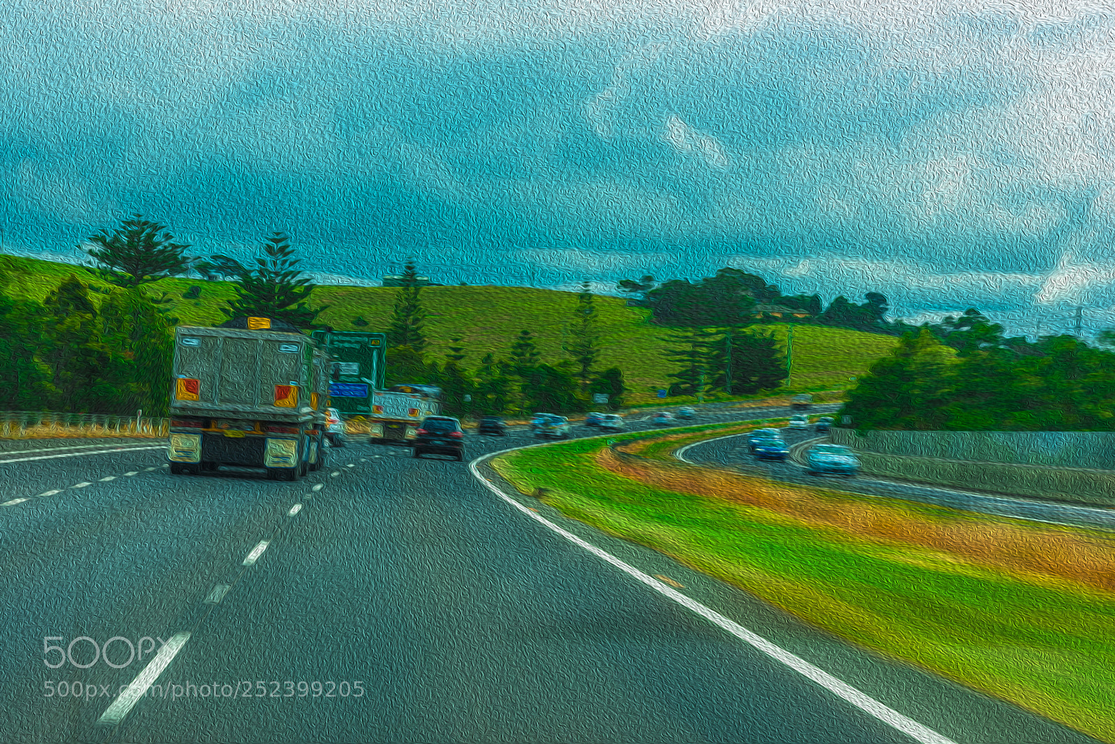 Nikon D810 sample photo. Motorway photography