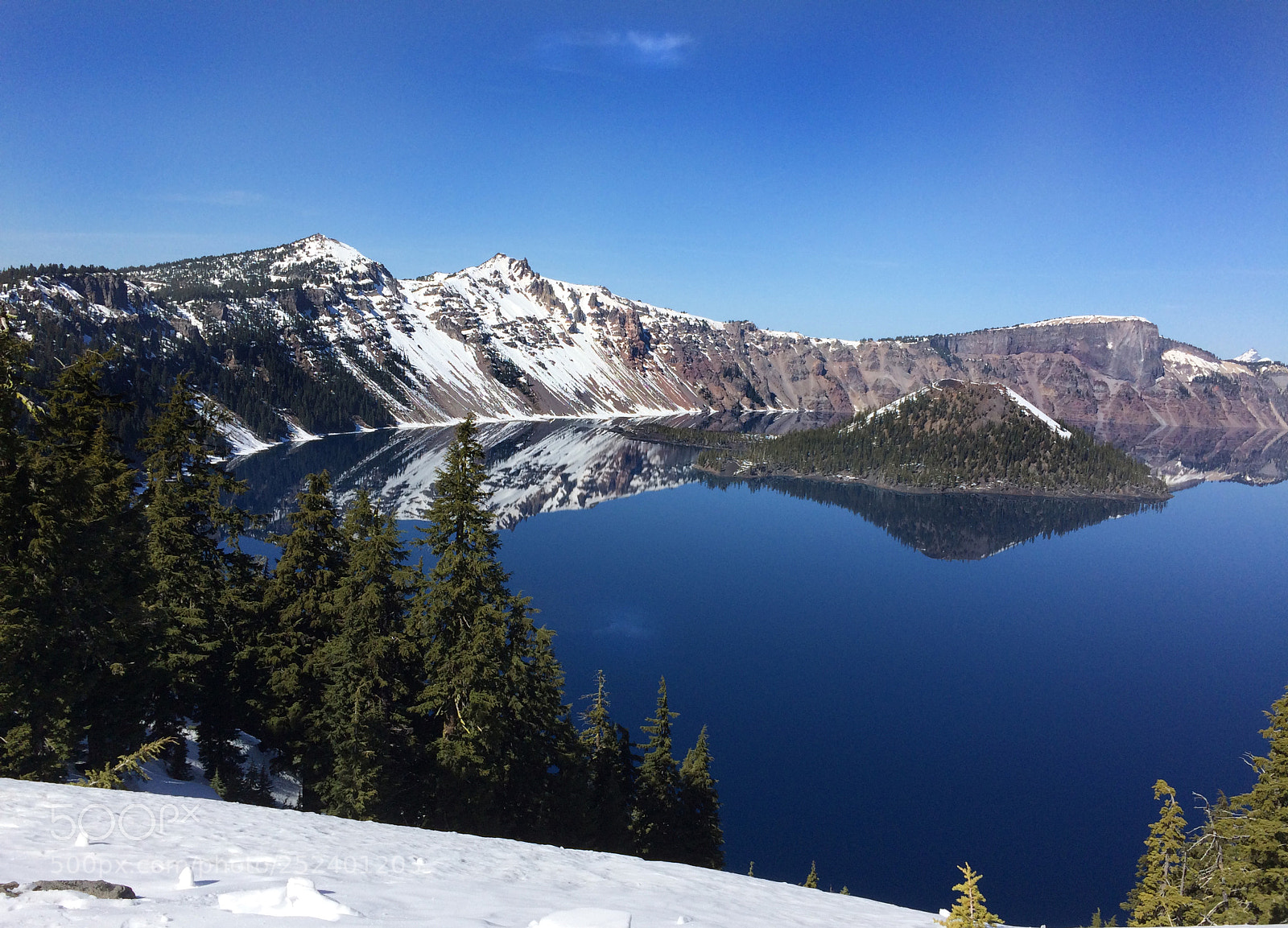 Apple iPhone 5s sample photo. Crater lake serenity photography