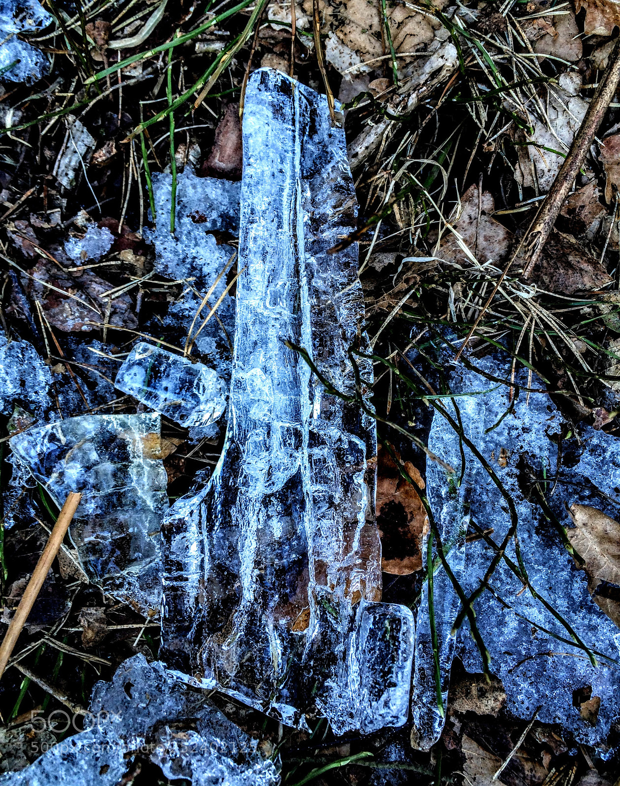 Apple iPhone 5s sample photo. Crystals of ice photography
