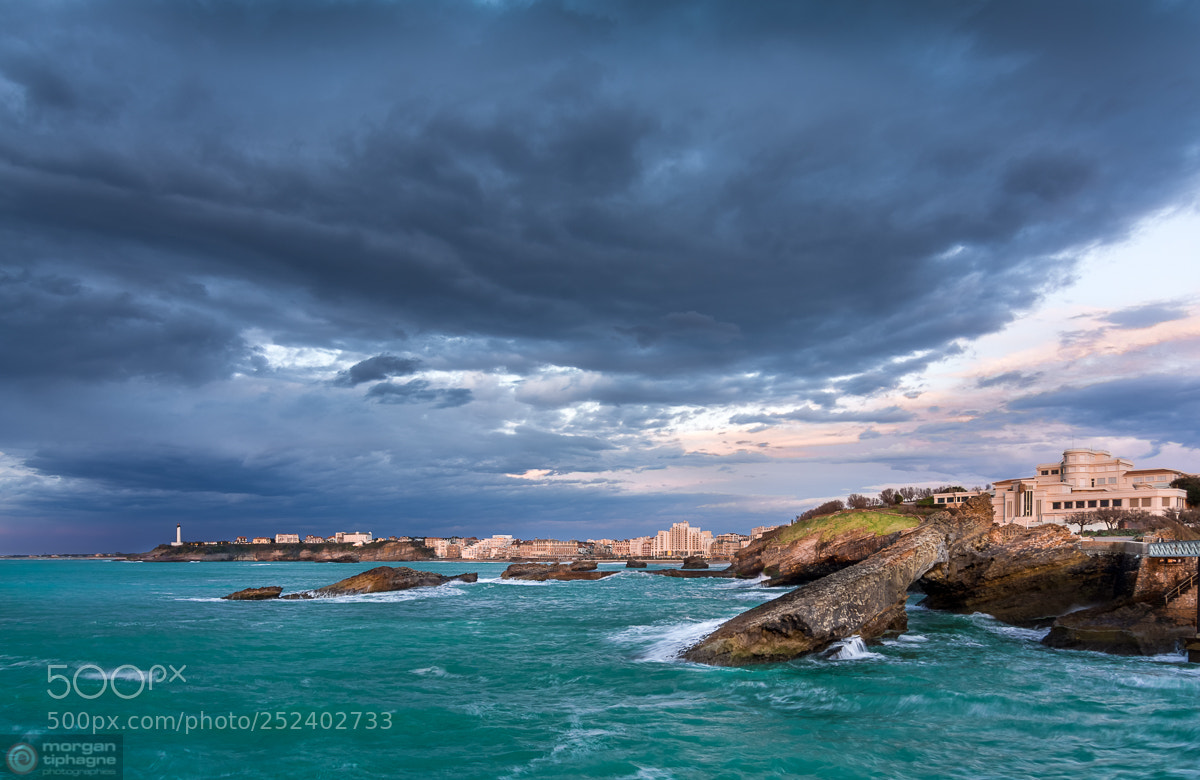 Nikon D7100 sample photo. Biarritz seascape photography
