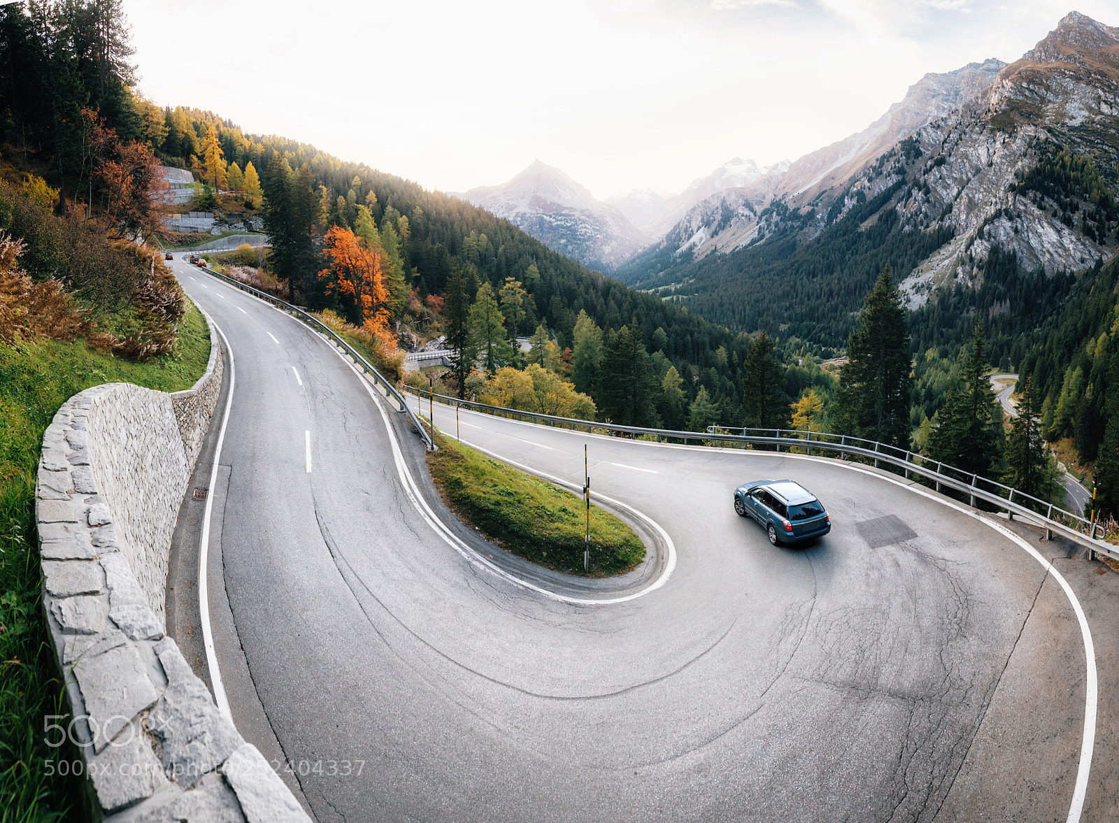 Nikon D7000 sample photo. Winding road of maloja photography