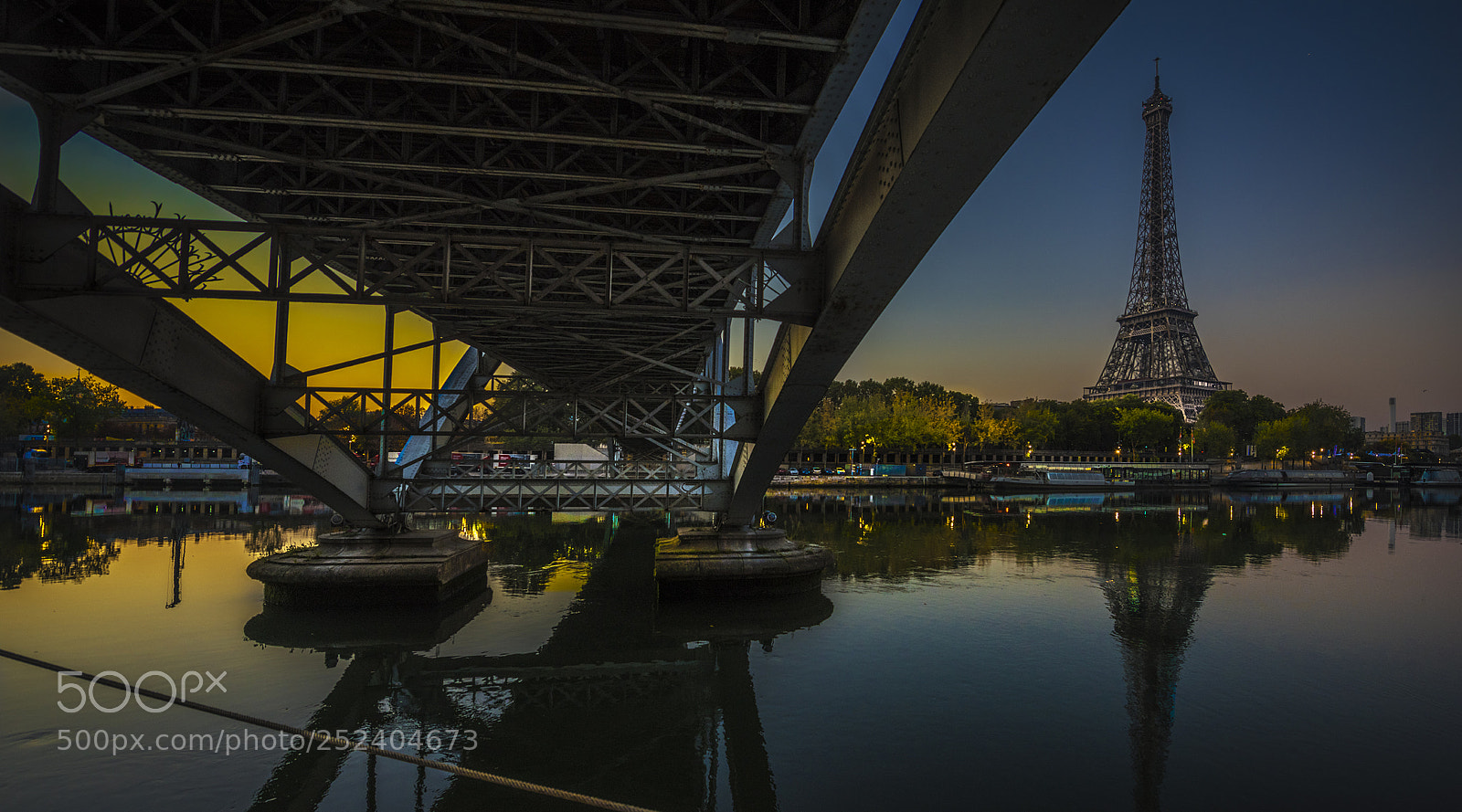 Nikon D810 sample photo. Passerelle debilly early morning photography