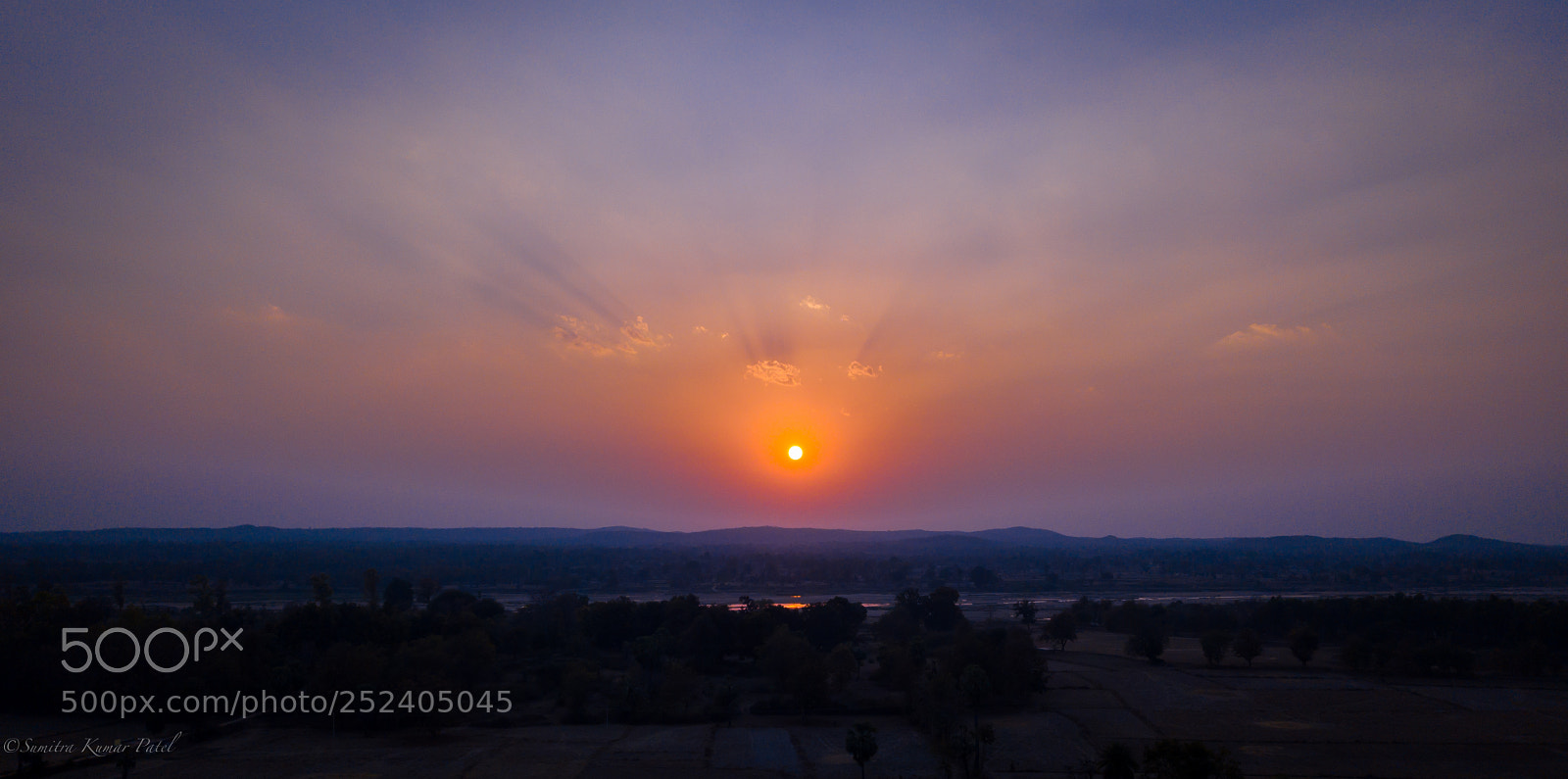 DJI FC220 sample photo. Sun set photography