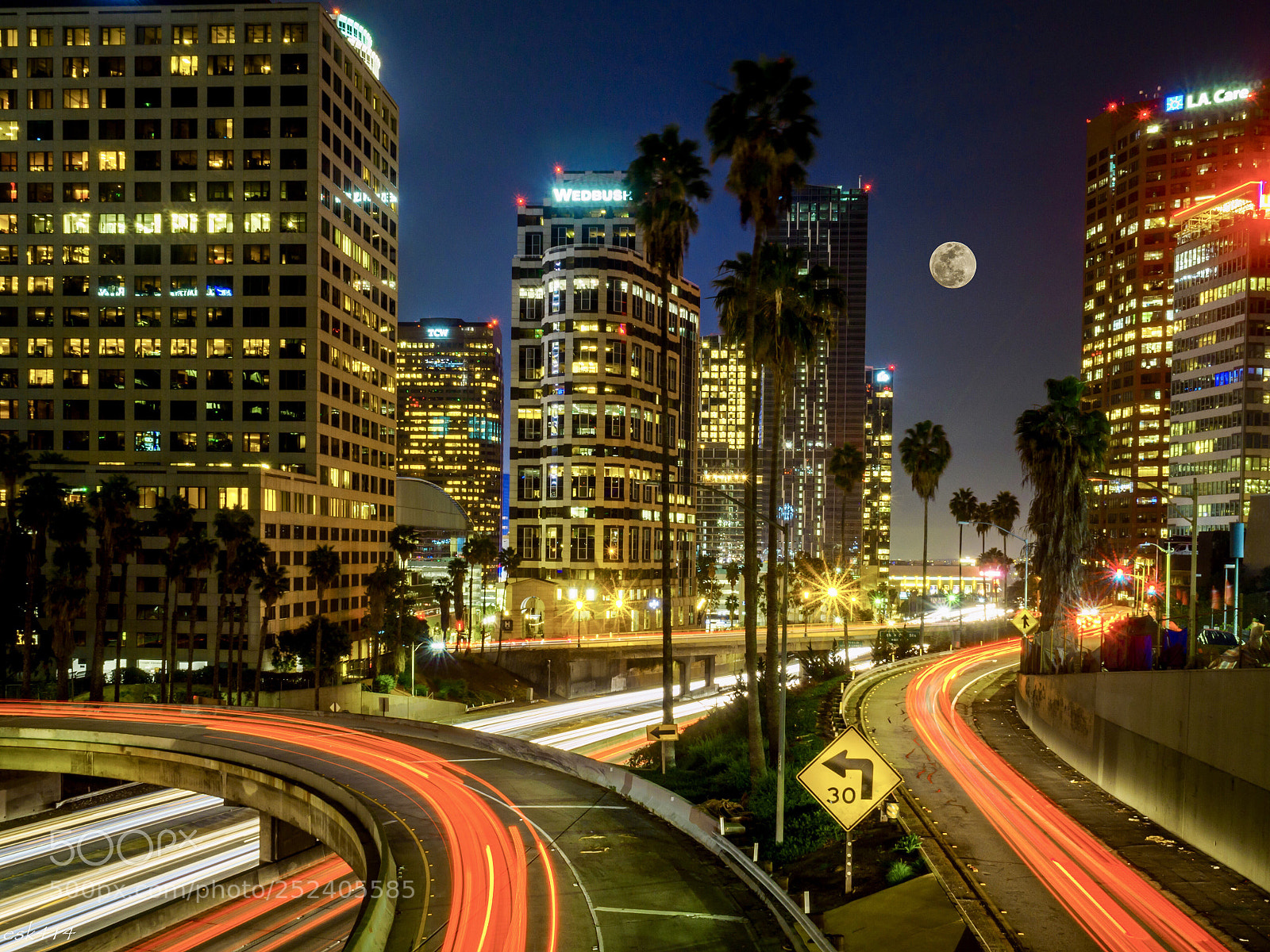 Olympus OM-D E-M5 II sample photo. L.a. freeways photography