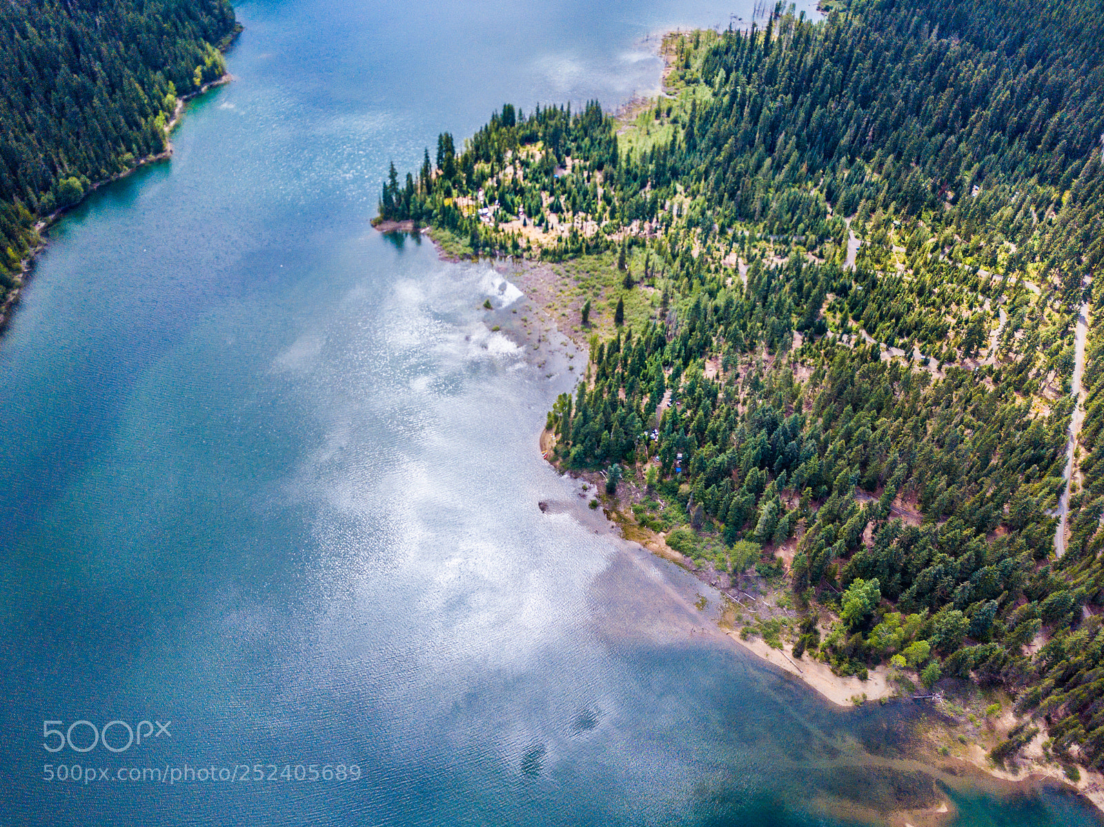 DJI FC220 sample photo. Kachess lake, wa photography