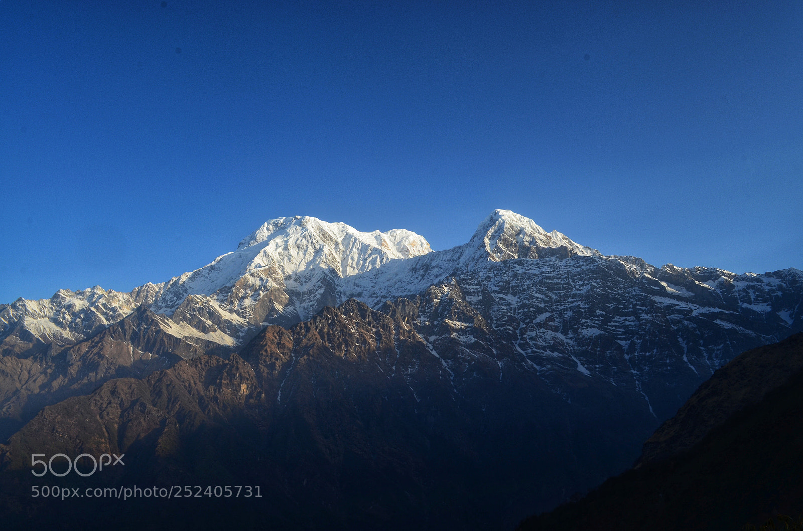 Nikon D5100 sample photo. Annapurna south amd himchuli photography