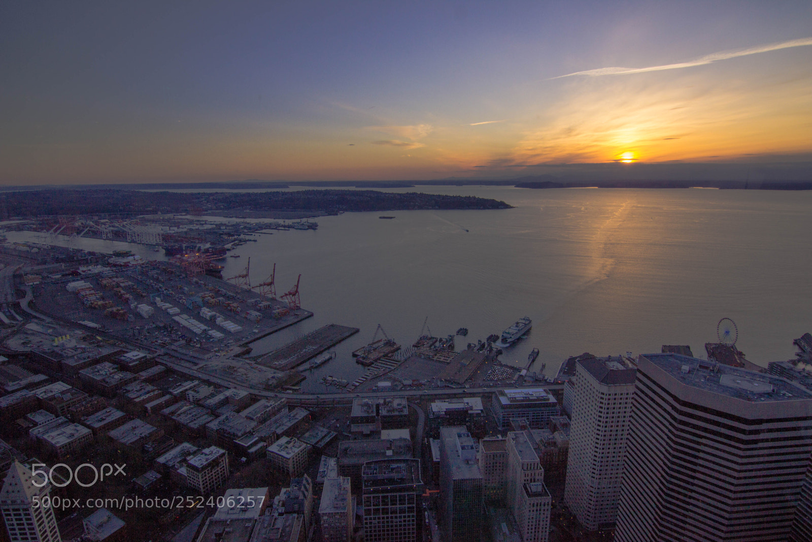 Canon EOS 600D (Rebel EOS T3i / EOS Kiss X5) sample photo. Seattle at sunset photography