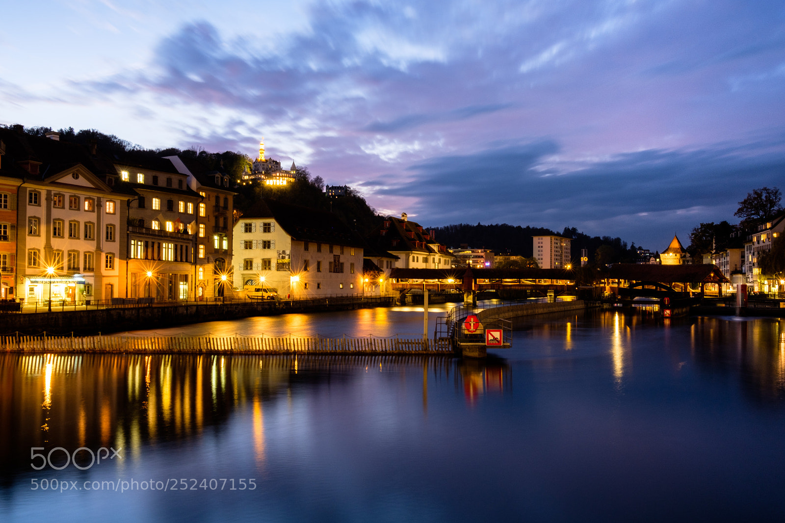 Fujifilm X-T2 sample photo. Luzern at night photography