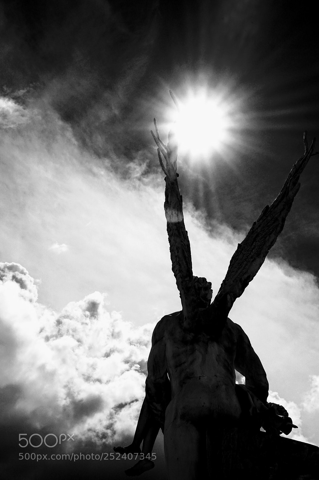 Sony a6000 sample photo. Going (b&w) photography