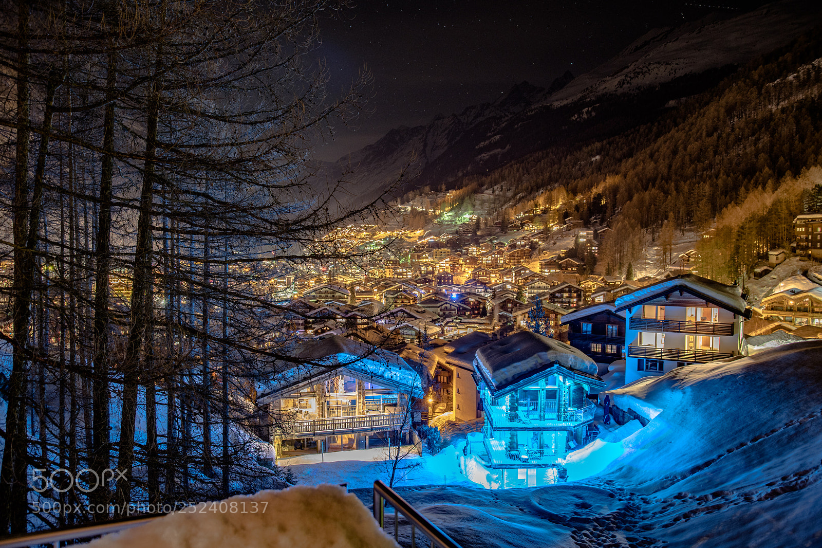 Nikon D500 sample photo. Zermatt at night! photography