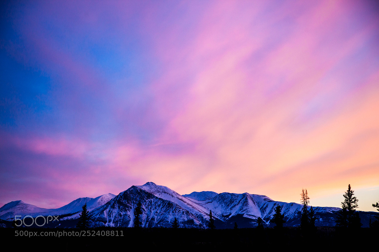 Canon EOS 5D Mark II sample photo. Mountain sunset photography