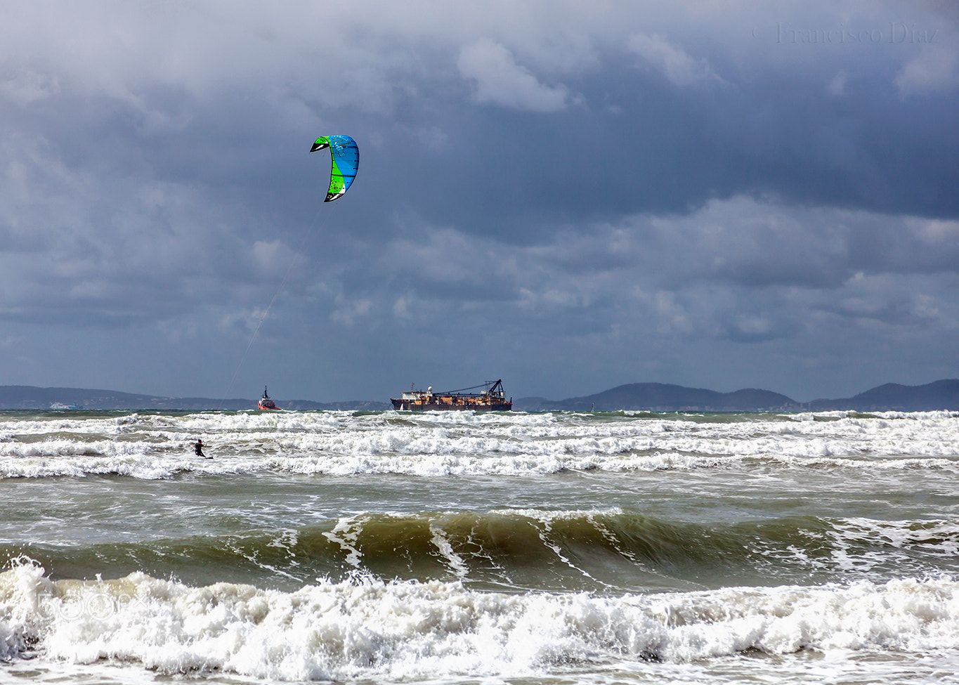 Canon EOS 5D Mark II sample photo. Windsurf photography