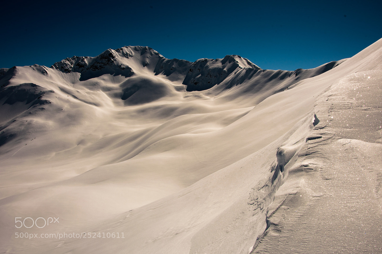 Nikon D500 sample photo. Snow mountains photography
