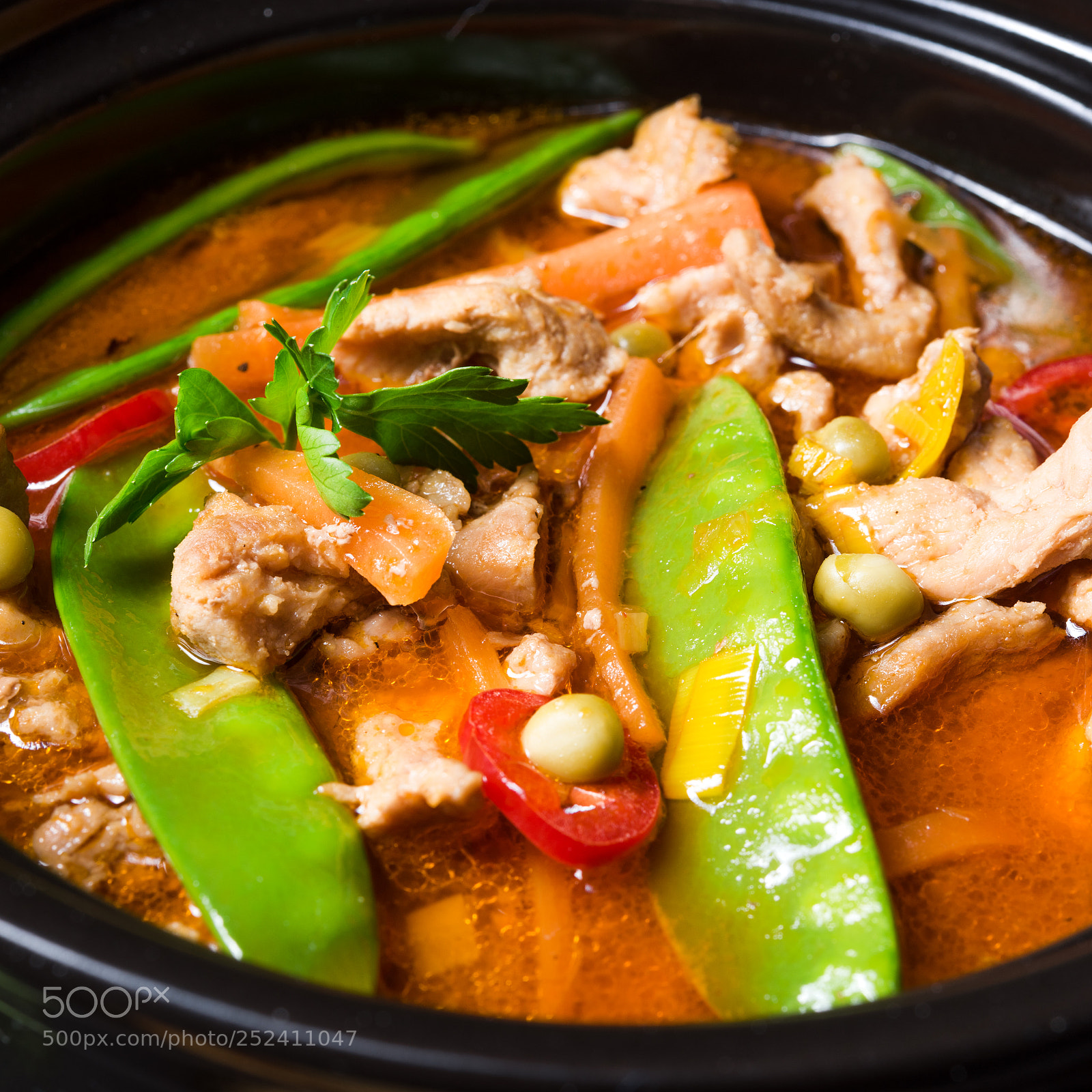 Nikon D810 sample photo. Strips of pork with photography