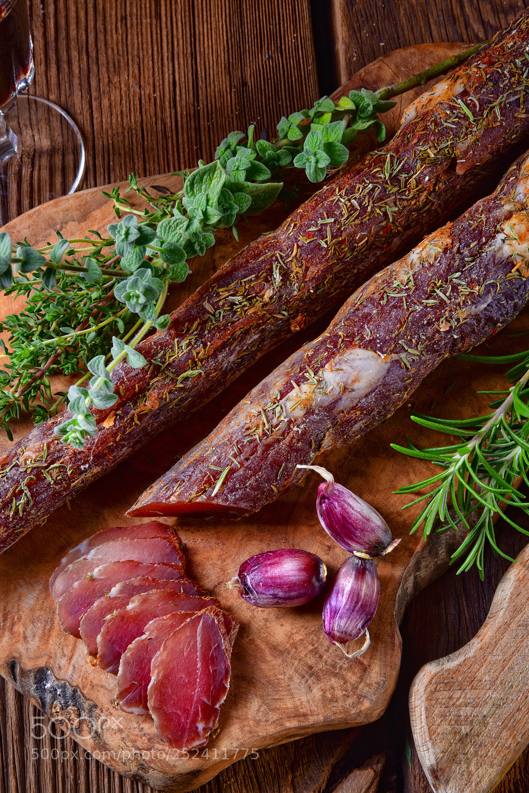 Nikon D810 sample photo. Dried sirloin with herbs photography