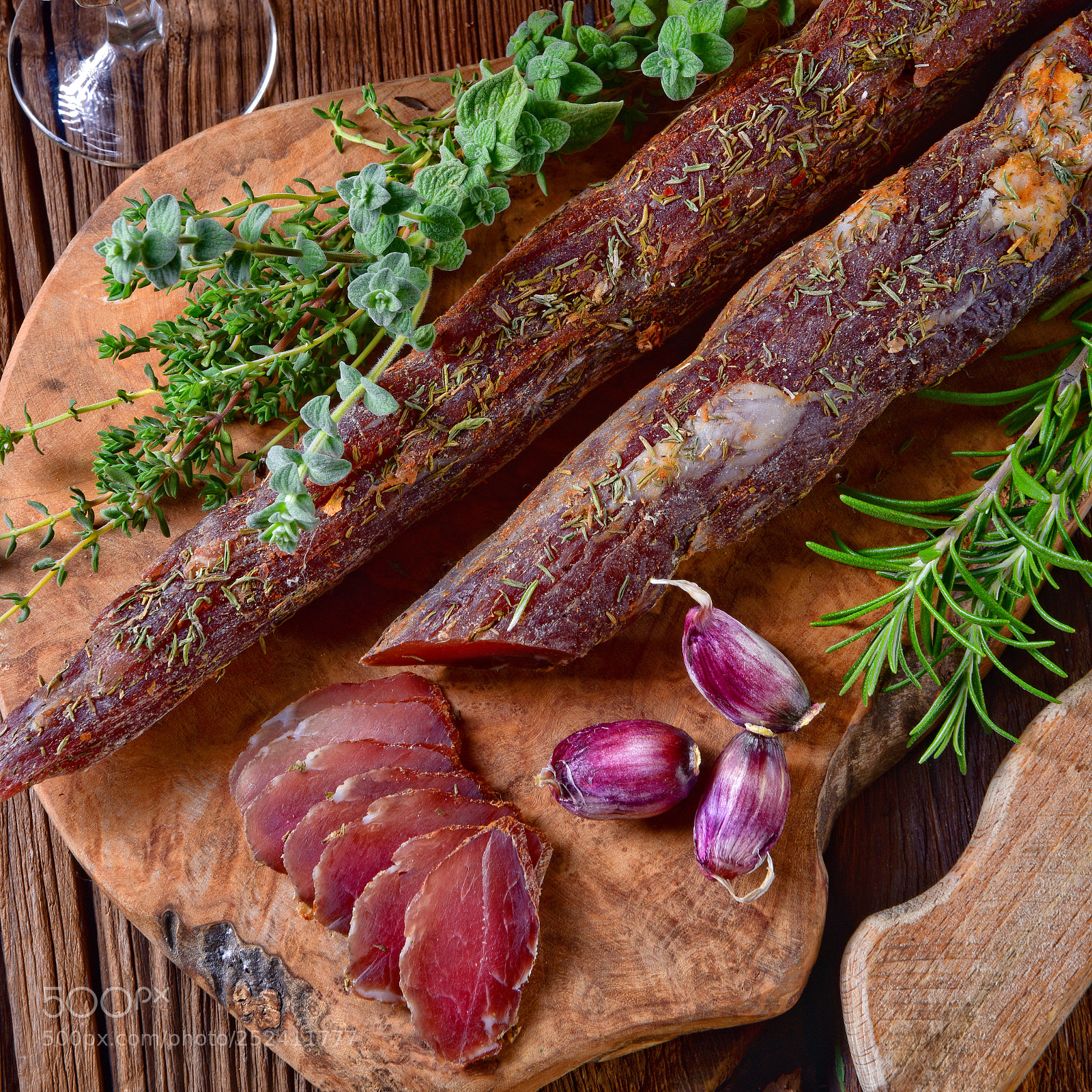 Nikon D810 sample photo. Dried sirloin with herbs photography