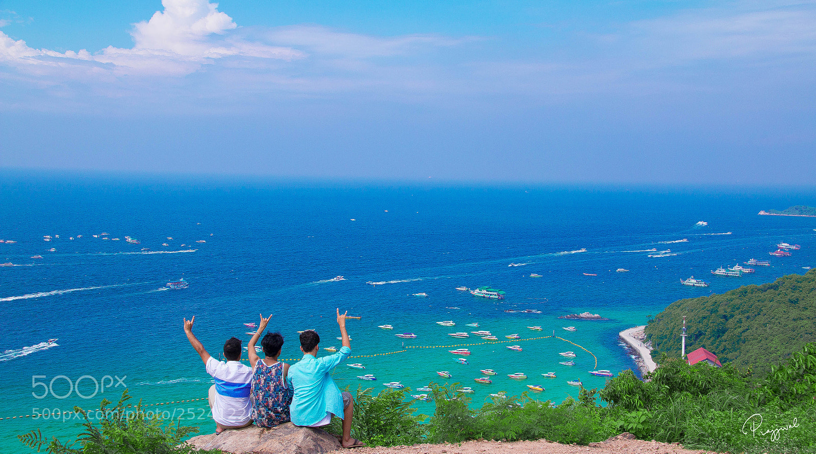 Canon EOS 70D sample photo. Landscapes, koh-lrn island, (3 musketeers) photography