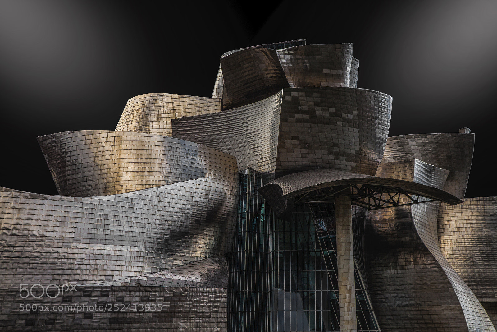 Canon EOS 5D Mark II sample photo. Guggenheim bilbao photography