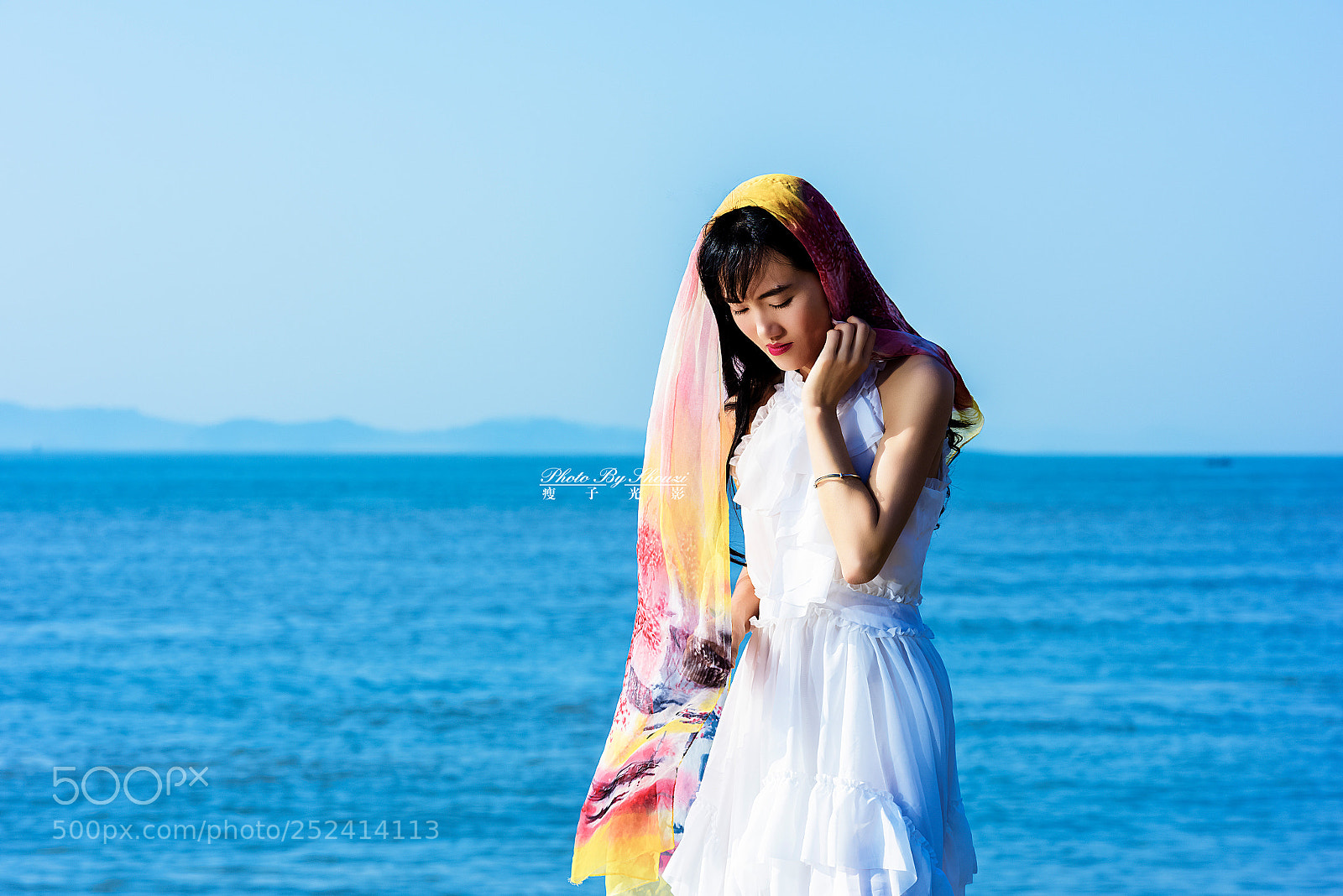 Nikon D810 sample photo. 海与女人 photography