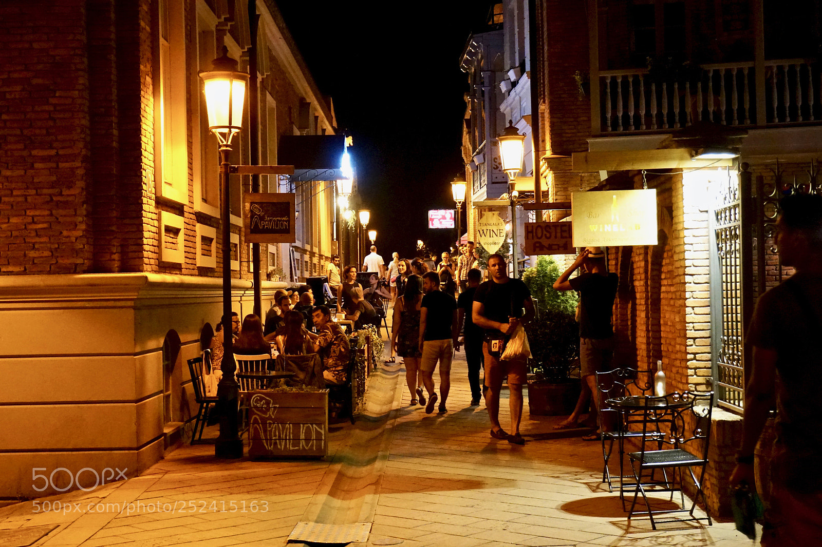 Sony a6300 sample photo. Shevteli street at night photography