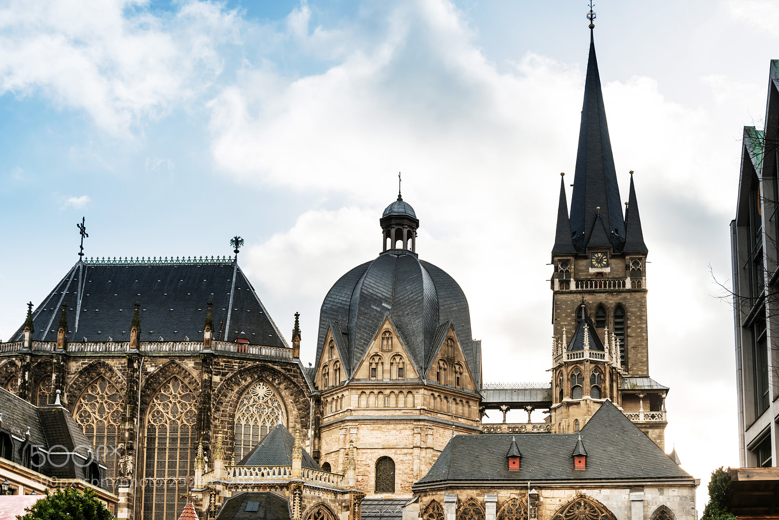 Nikon D800 sample photo. Landmark aachener dom in photography