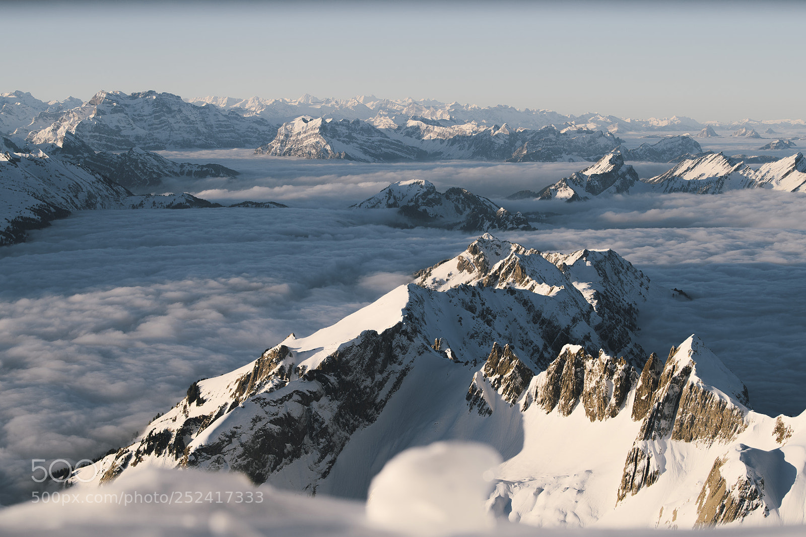 Nikon D850 sample photo. Sunrise at mountain saentis photography