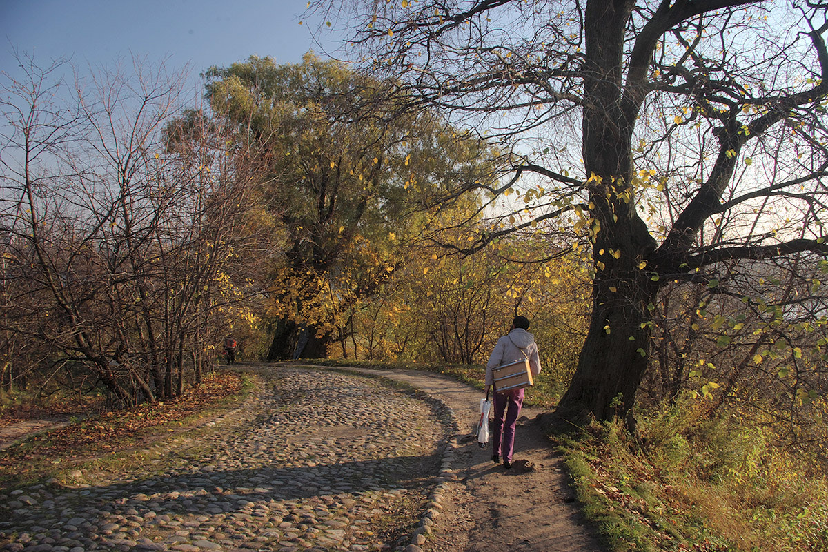 Pentax K110D sample photo. Autumn evening. photography