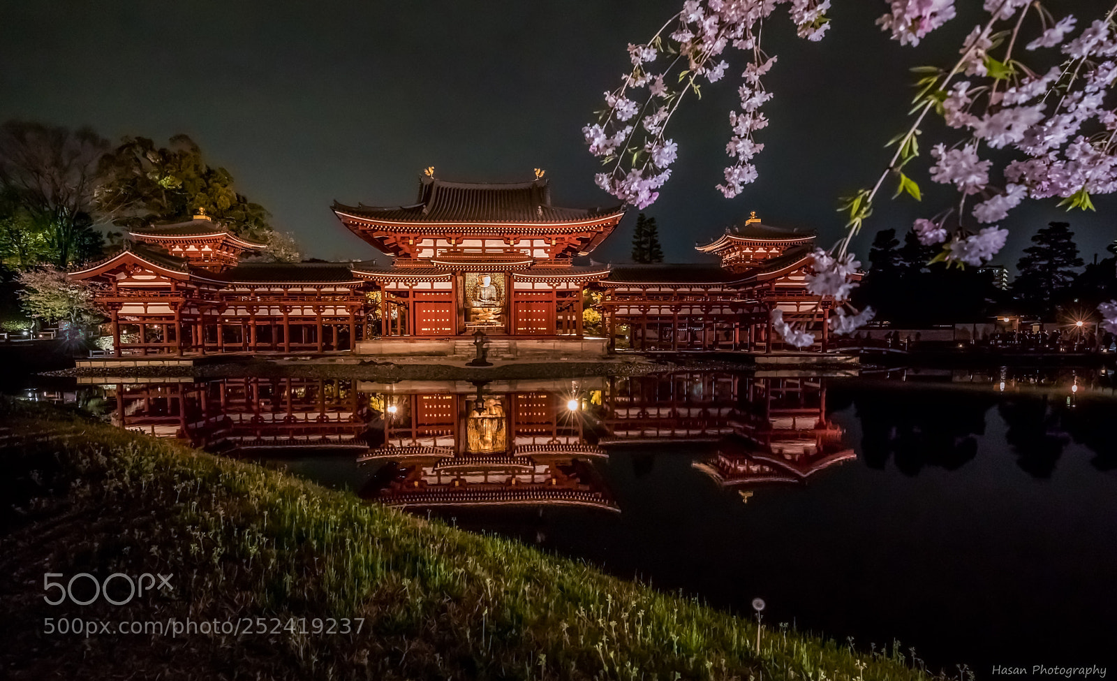 Canon EOS 5D Mark IV sample photo. Byodoin temple in cherry photography