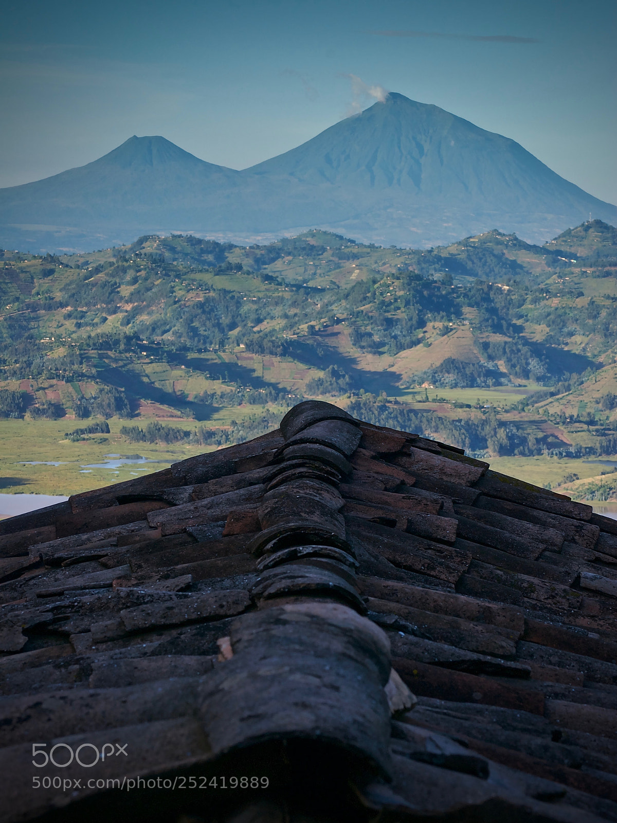 Nikon D60 sample photo. Volcanoes at dusk photography