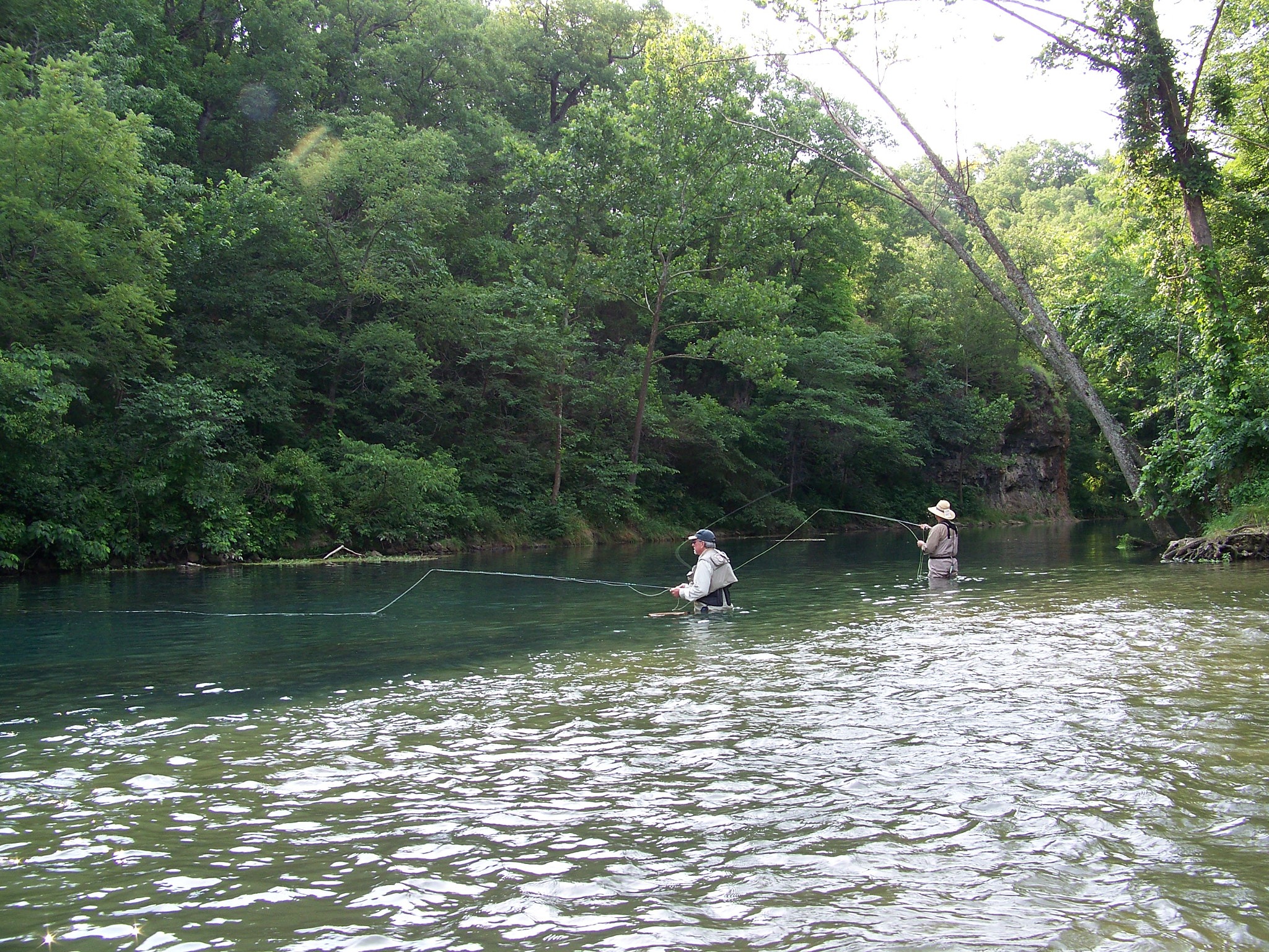 Kodak Z712 IS ZOOM DIGITAL CAMERA sample photo. Fly fishing photography