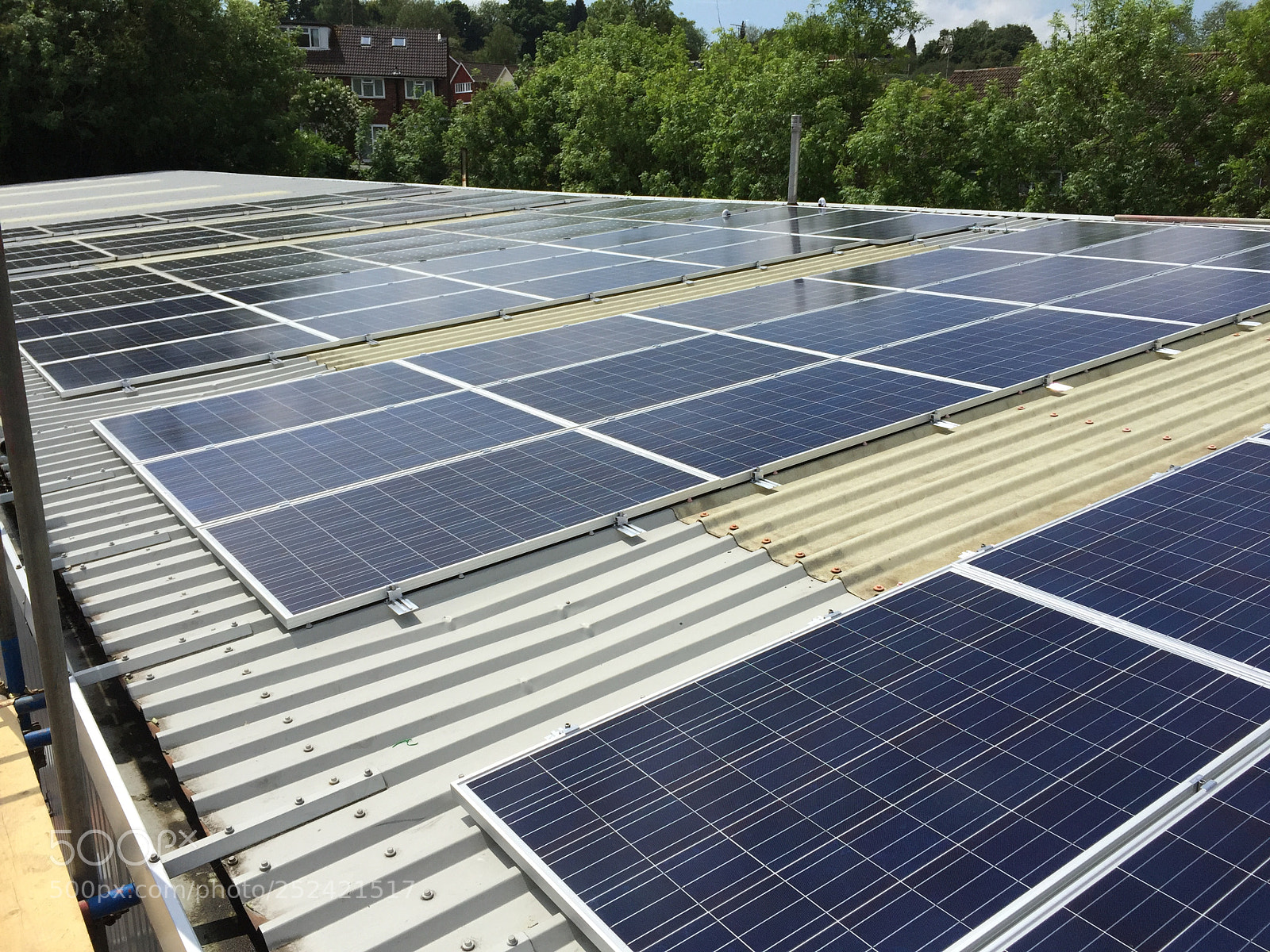 Apple iPhone 6 sample photo. Solar thermal panels berkshire photography