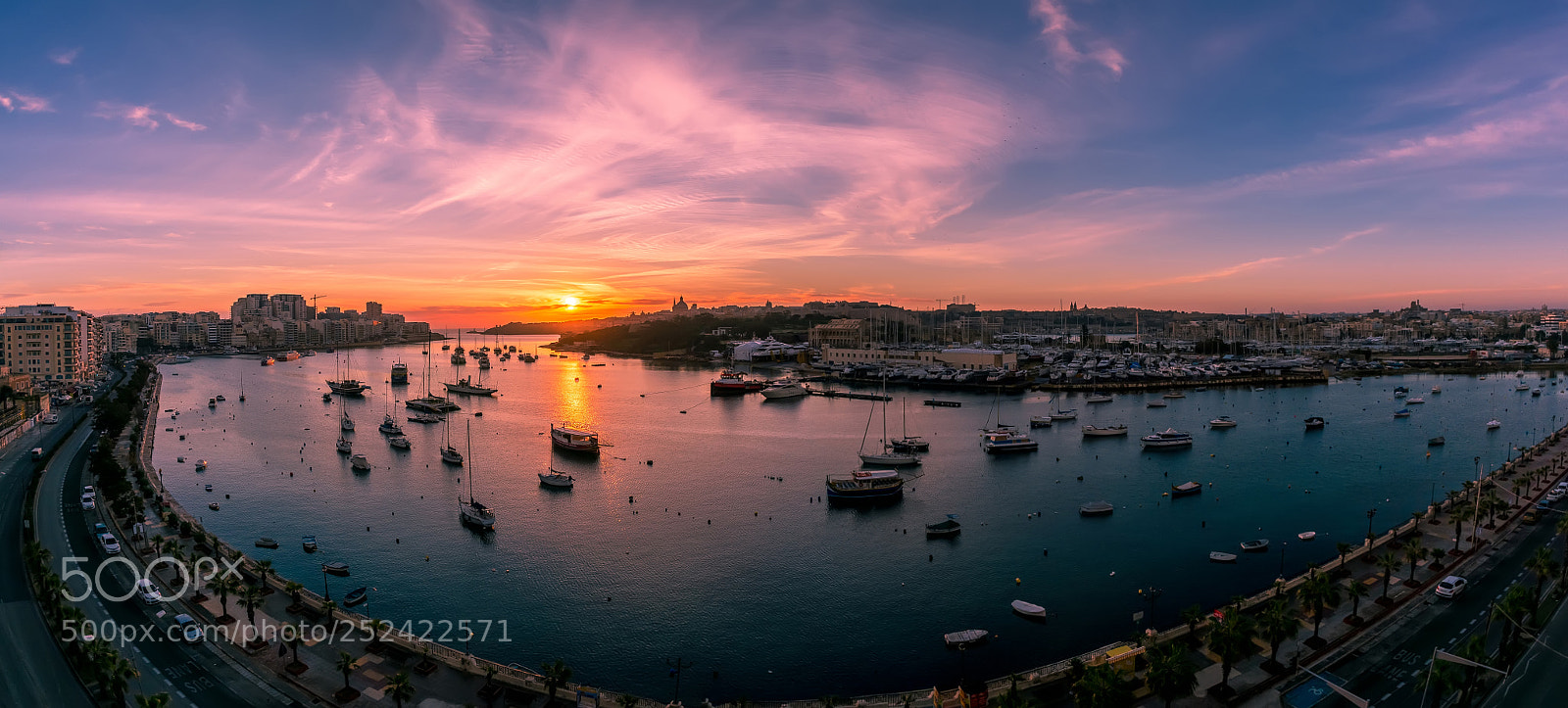 Sony a6000 sample photo. Sunrise in gzira, malta photography