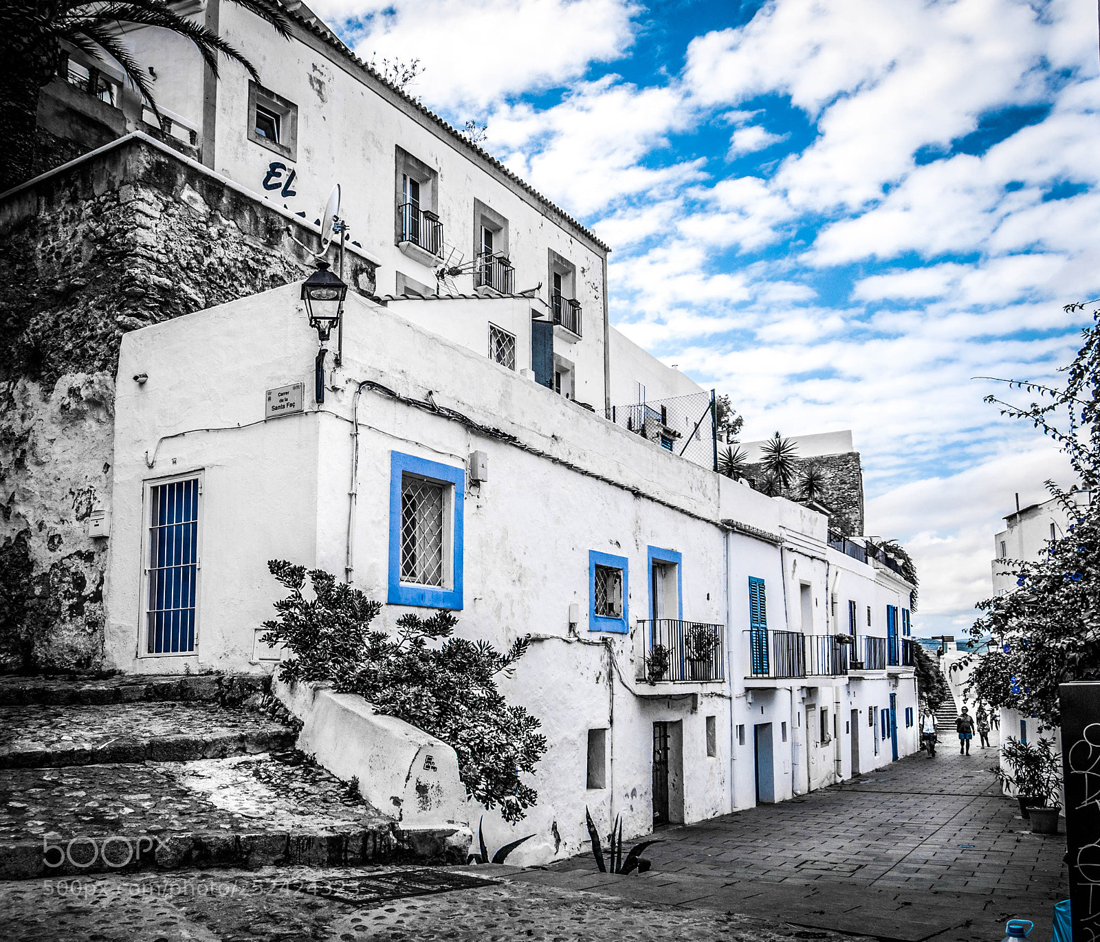Nikon D90 sample photo. Blue street photography