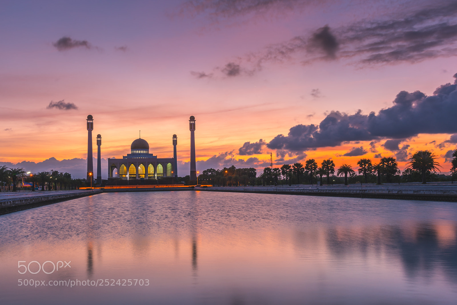 Nikon D750 sample photo. Sunset at the mosque photography