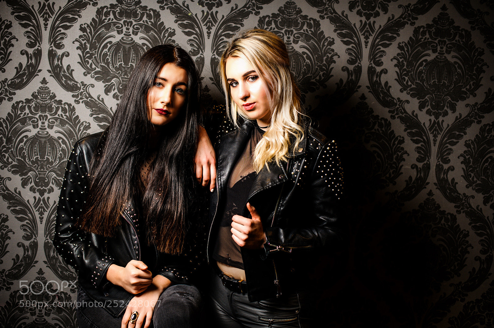 Nikon D3 sample photo. Black and blonde photography