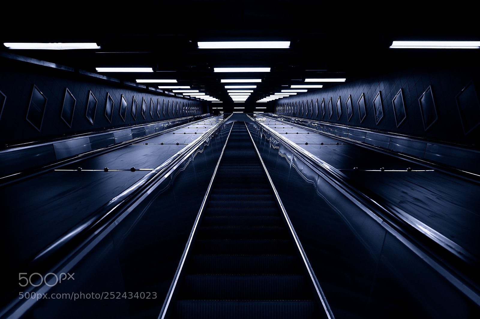 Fujifilm X-T1 sample photo. Blue stairs photography