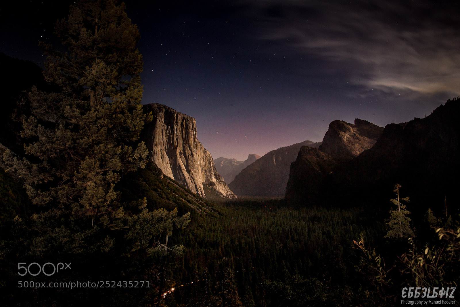 Sony SLT-A77 sample photo. Nightfall over yosemite valley photography
