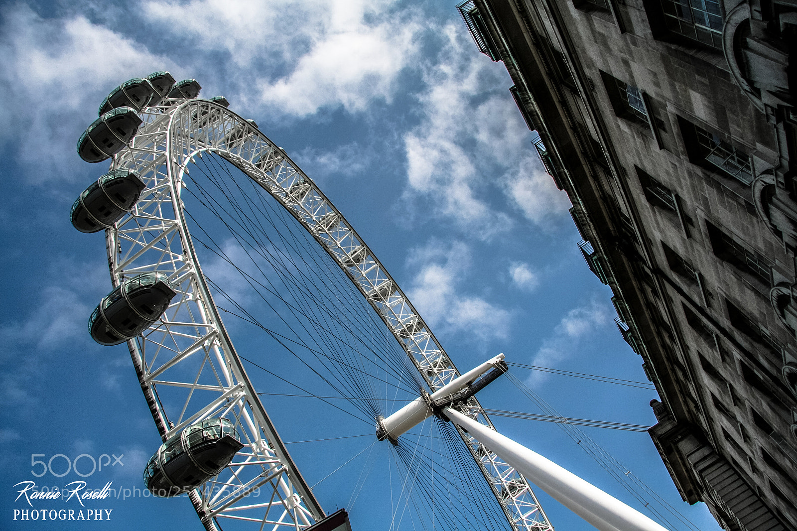 Canon EOS 40D sample photo. London eye photography