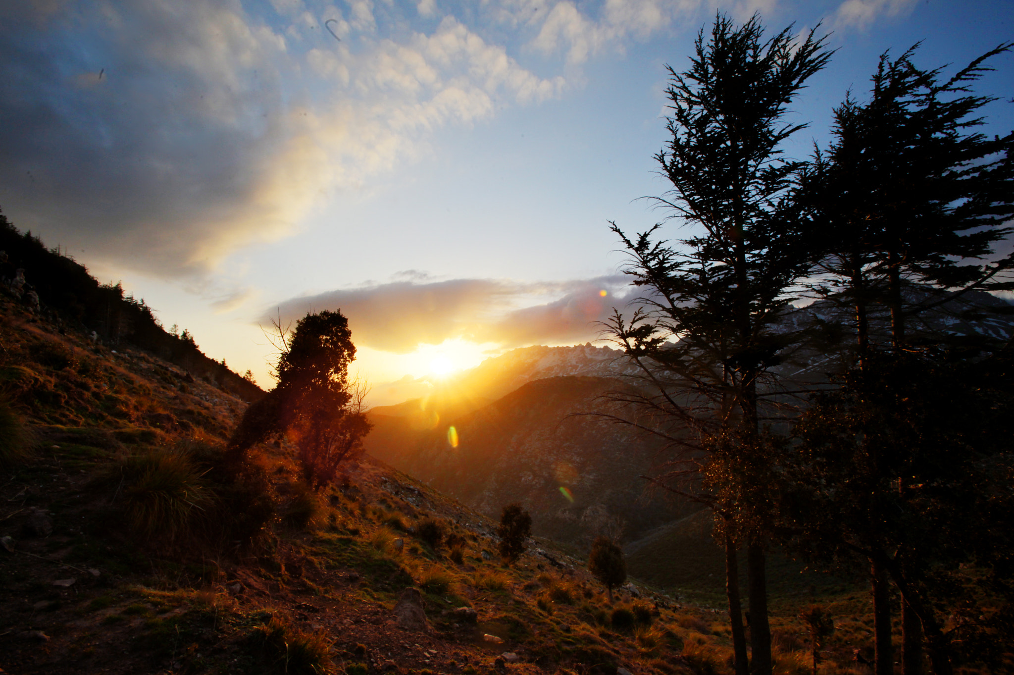 Canon EF 16-35mm F2.8L USM sample photo. Algerian alps sunset iii photography