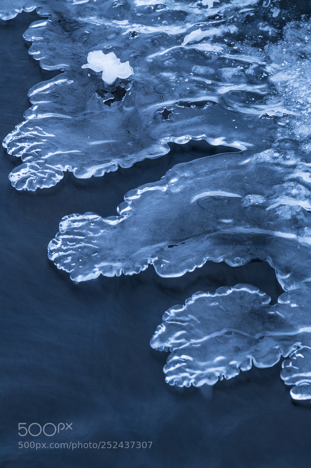 Nikon D850 sample photo. Blue ice formations photography