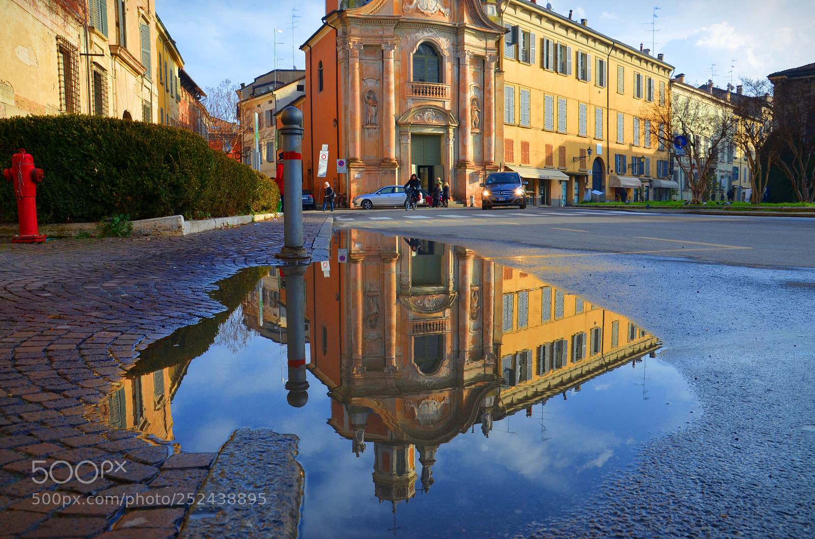 Nikon D5100 sample photo. Church reflection photography
