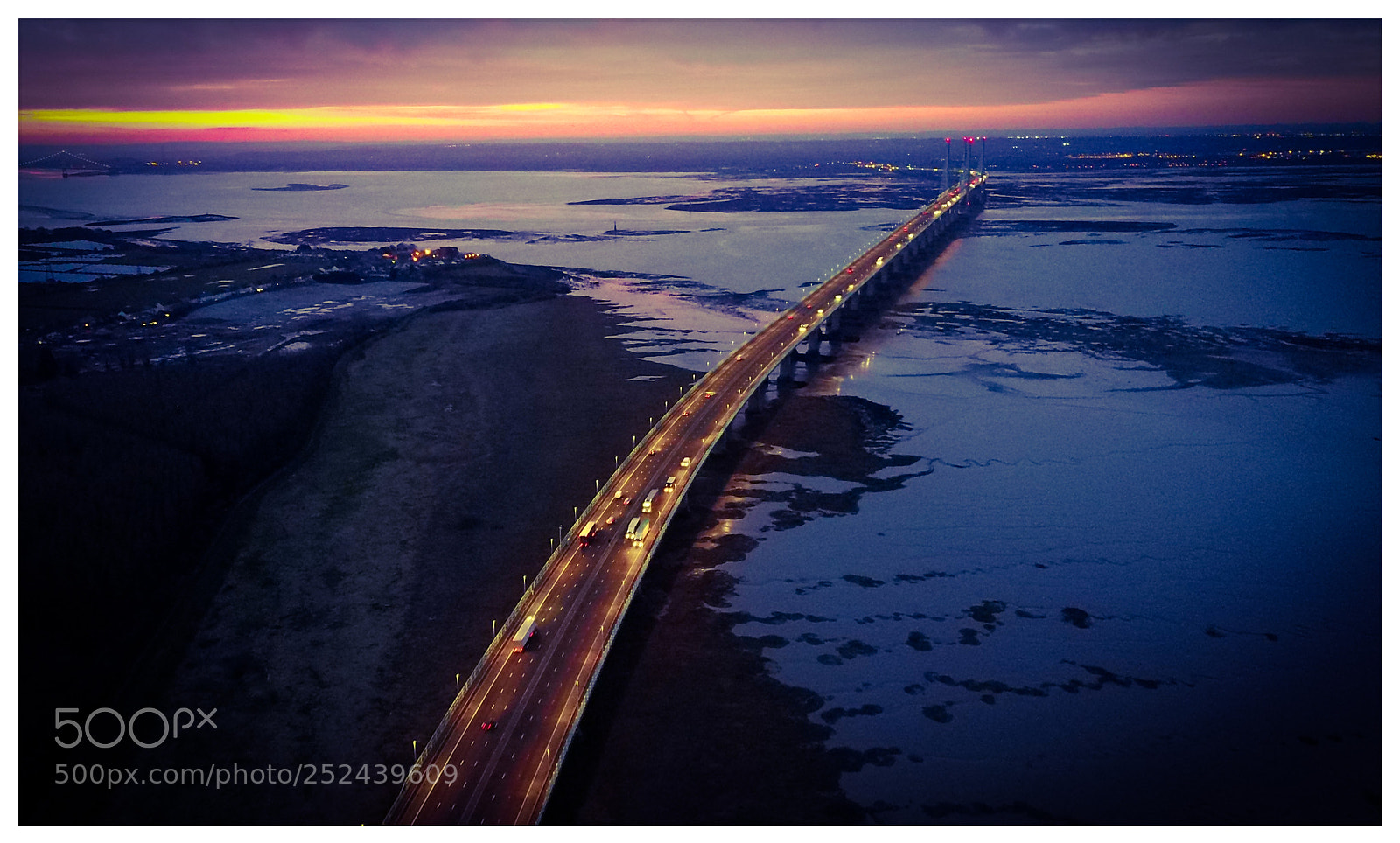 DJI FC220 sample photo. Second second crossing sunrise photography
